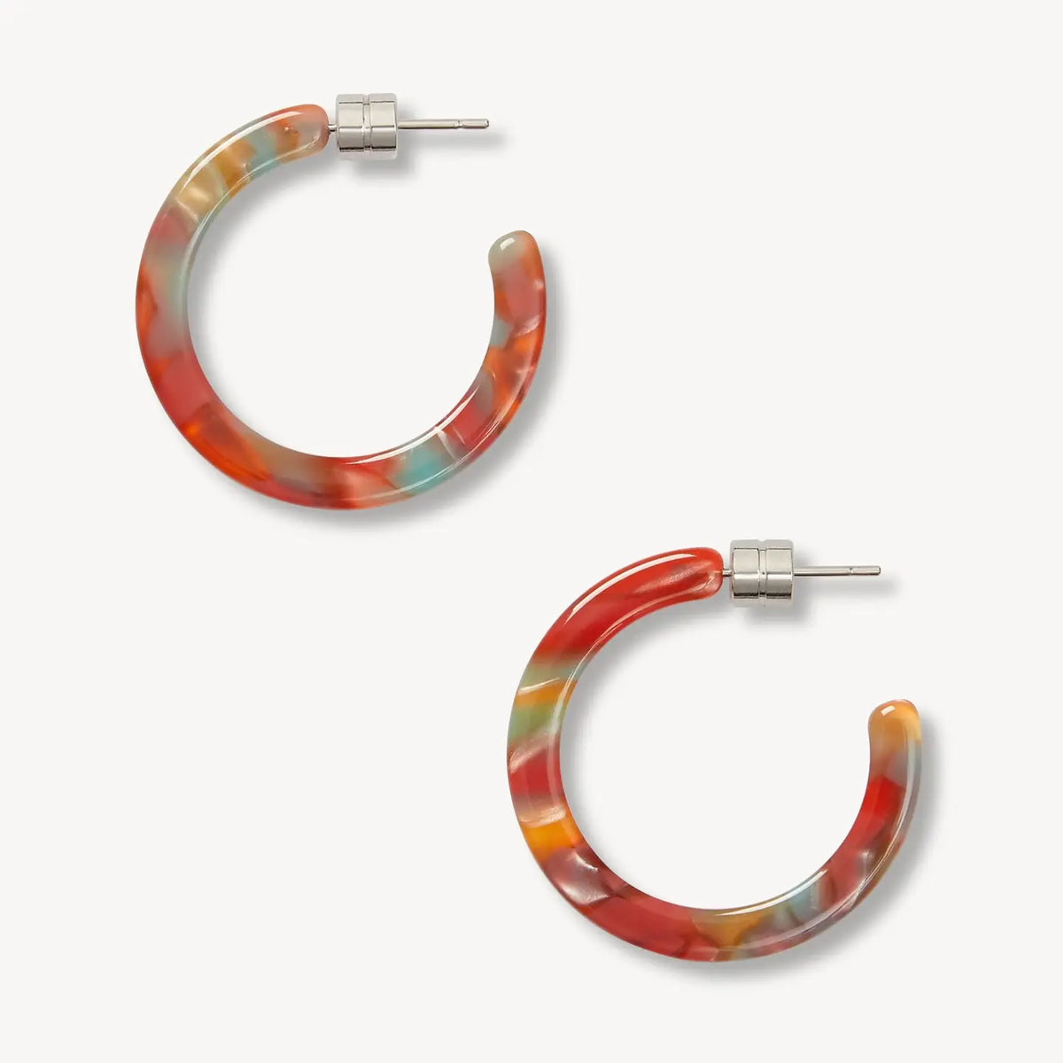 Mini Hoops in Mulberry