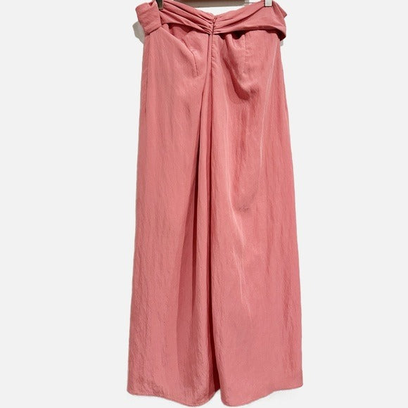 Draped Knot Skirt in Rosetta