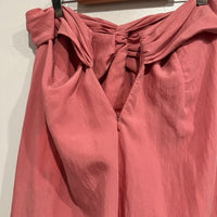 Draped Knot Skirt in Rosetta
