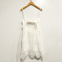 Sandra Mini Dress in White Size Medium