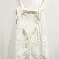 Sandra Mini Dress in White Size Medium