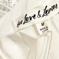Sandra Mini Dress in White Size Medium