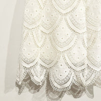 Sandra Mini Dress in White Size Medium