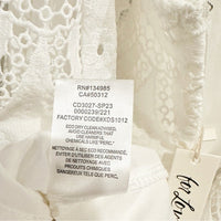 Sandra Mini Dress in White Size Medium