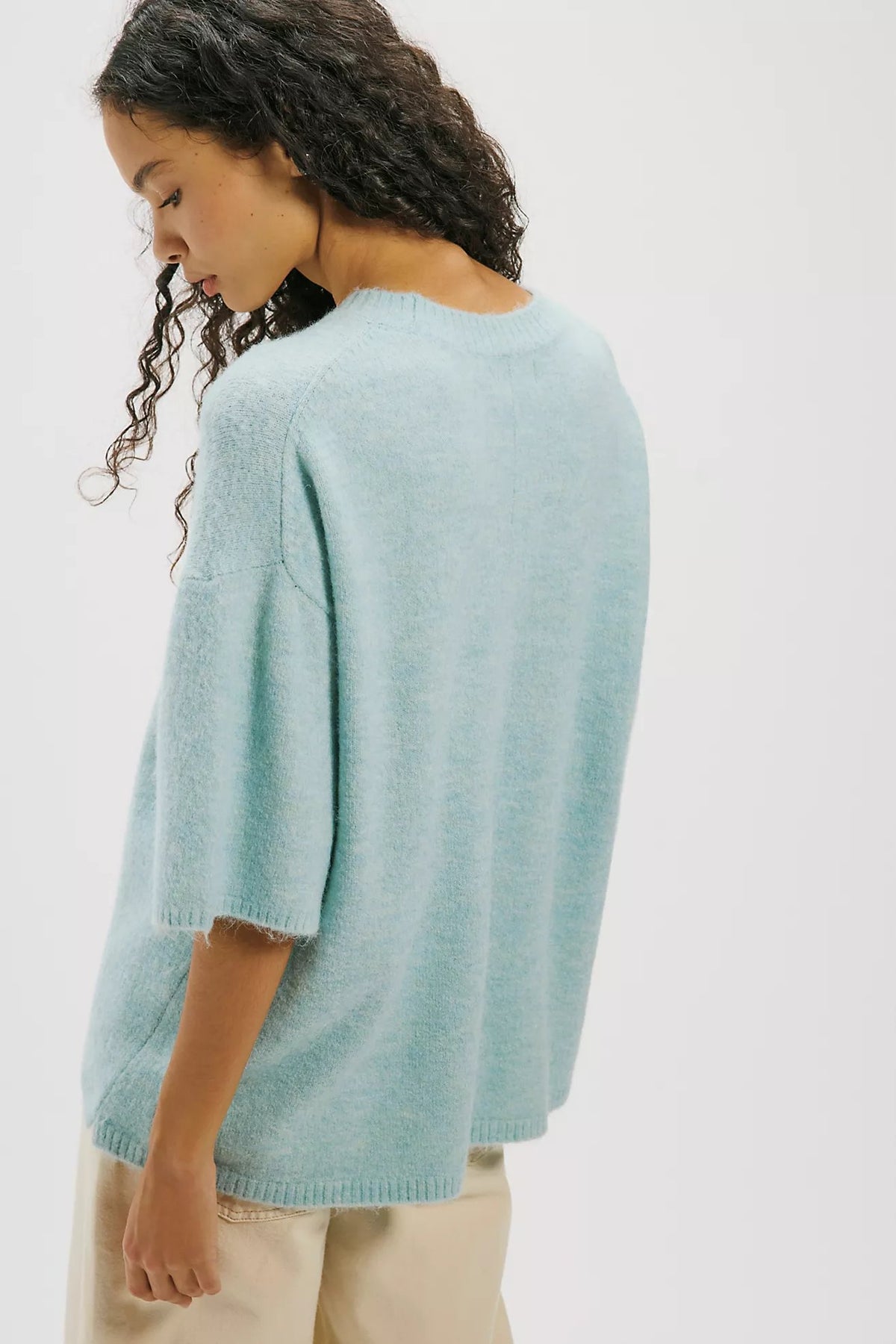 Margot Sweater Tee in Angel Falls Melange