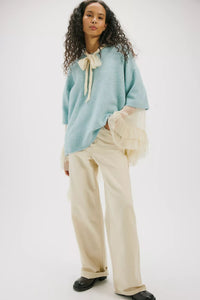 Margot Sweater Tee in Angel Falls Melange
