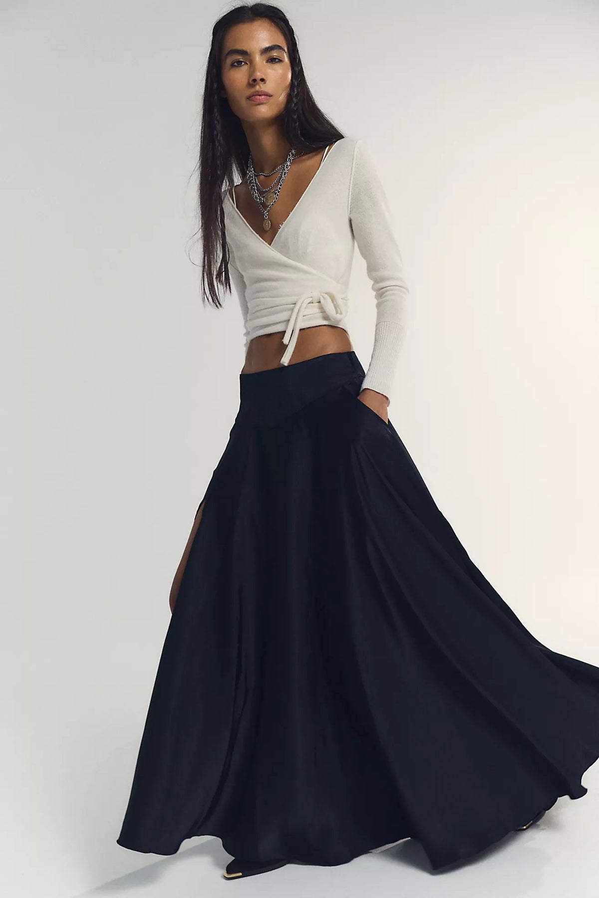 Chilco Maxi Skirt in Black