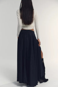 Chilco Maxi Skirt in Black