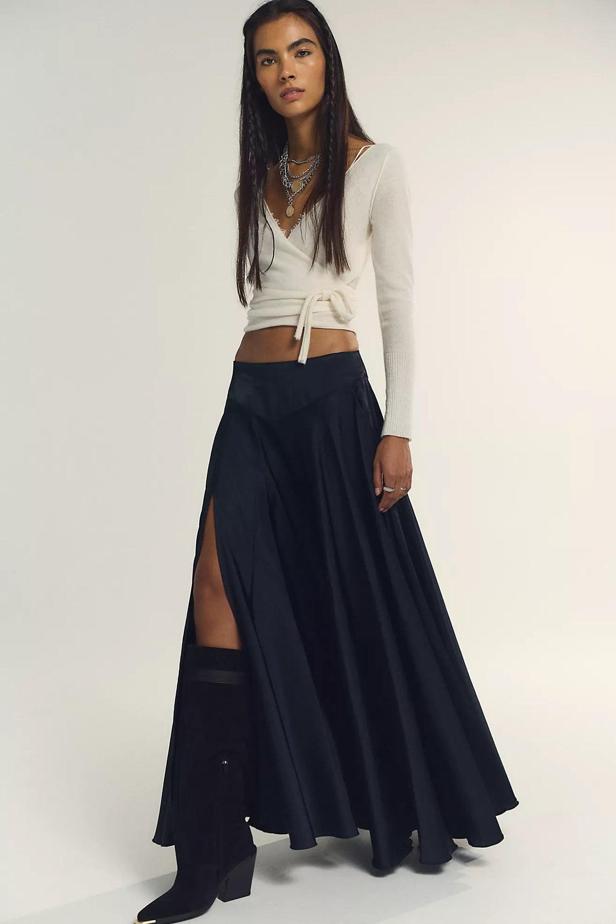 Chilco Maxi Skirt in Black