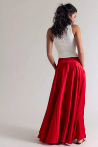 Chilco Maxi Skirt in Salsa