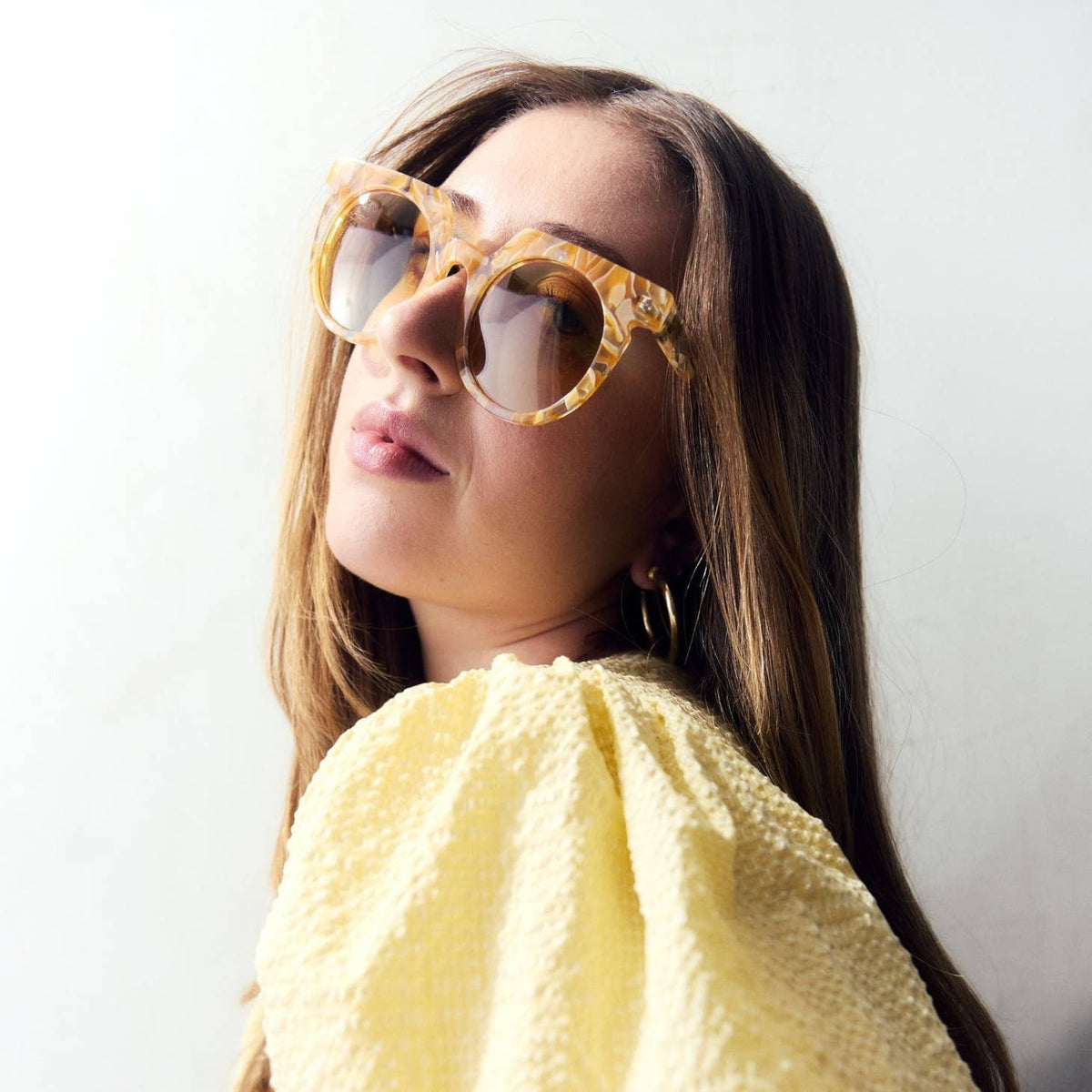 Gold Bloom Sunglasses