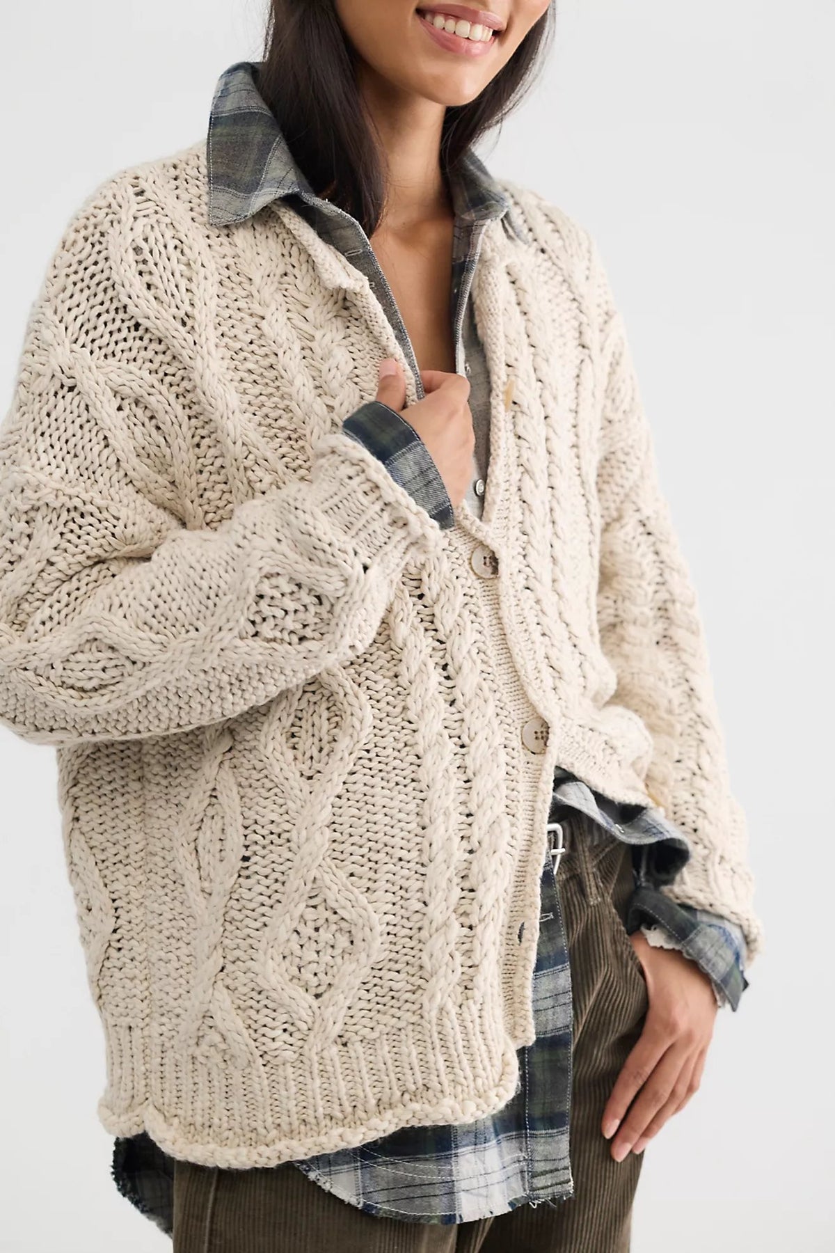 Opal Cardigan in Tea