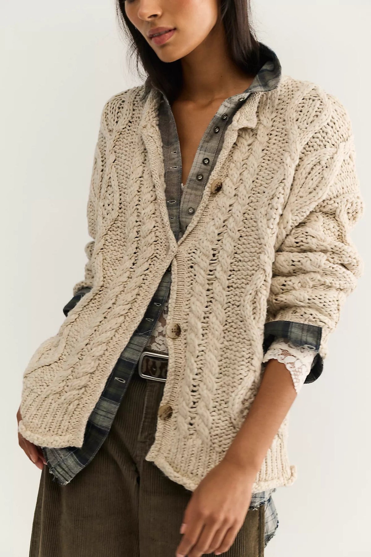 Opal Cardigan in Tea