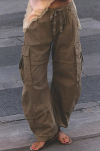 Reef Curved Cargo Twill Pants in Aloe