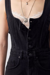 Corsica Jumpsuit in Raven
