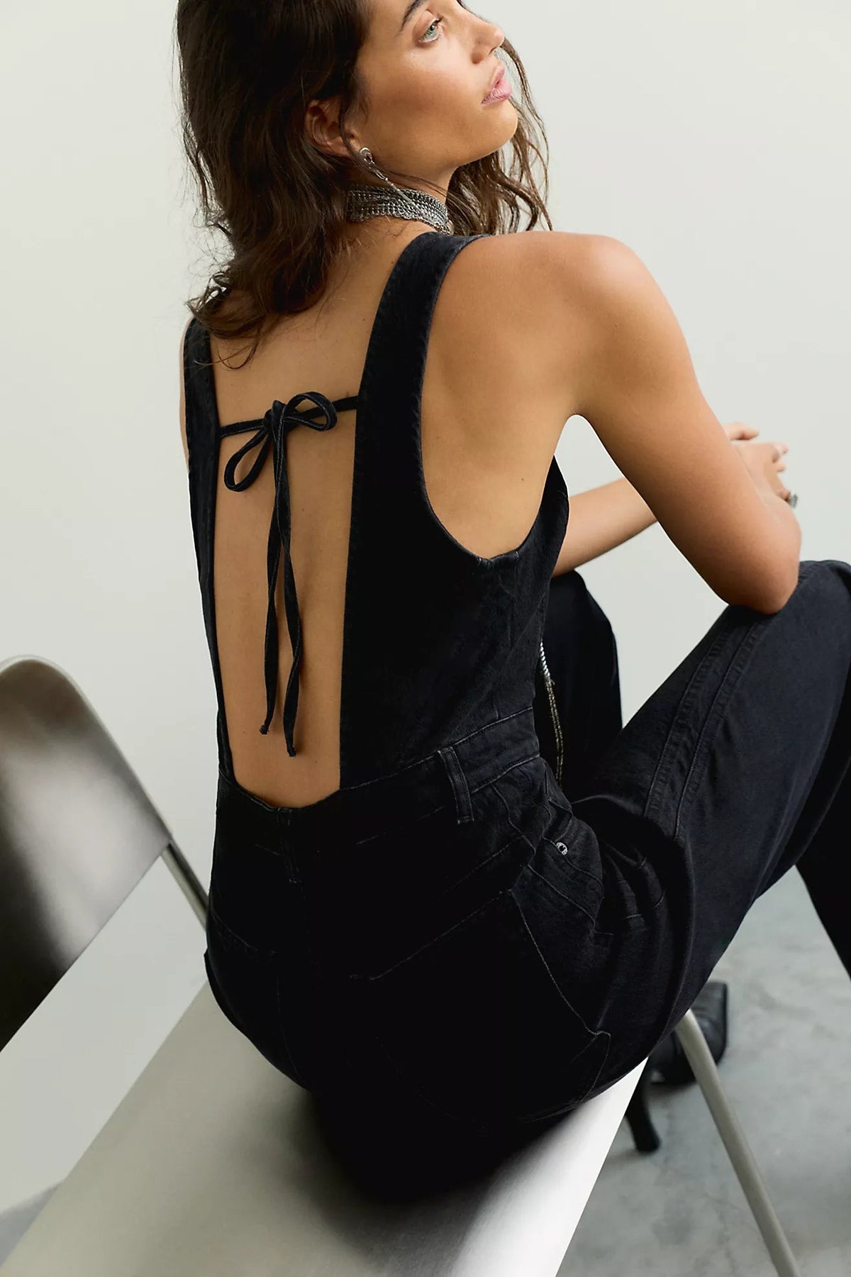 Corsica Jumpsuit in Raven