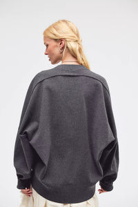 Alma Pullover in Charcoal Heather