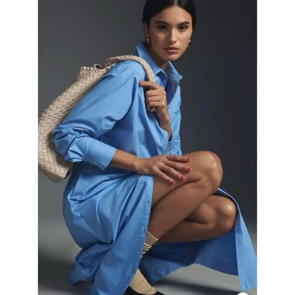Soren Long Sleeve Shirt Dress - Small