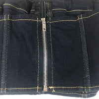 Denim Crop Top 498 Size Medium