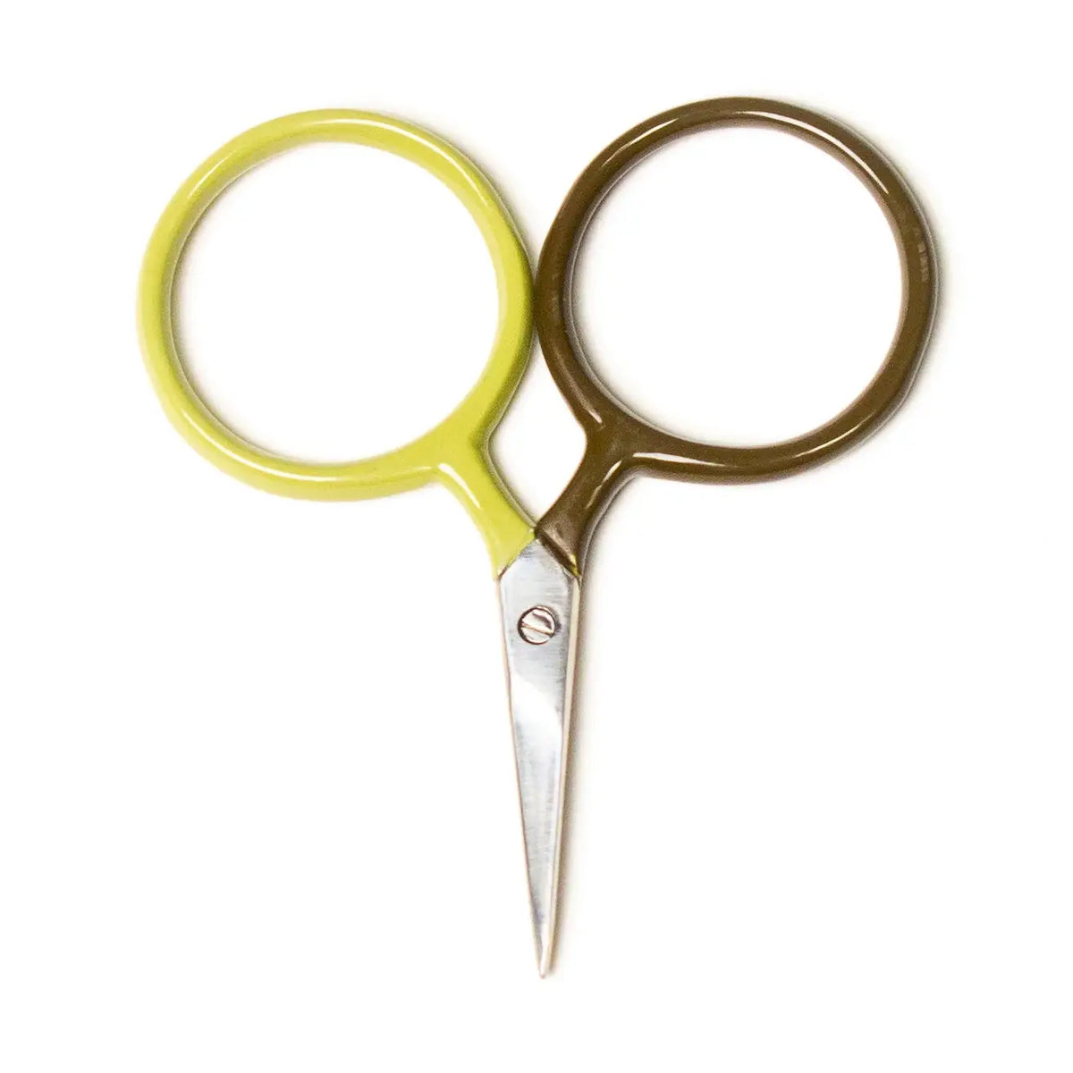 Two Tone Circle Mini Scissors - Moss + Sprig