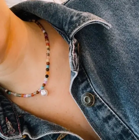 Tiny Gemstones Necklace