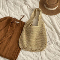 Summer Beach Woven Straw Shoulder Bag