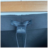 Anthropologie Black Plaid Pants in Black Motif