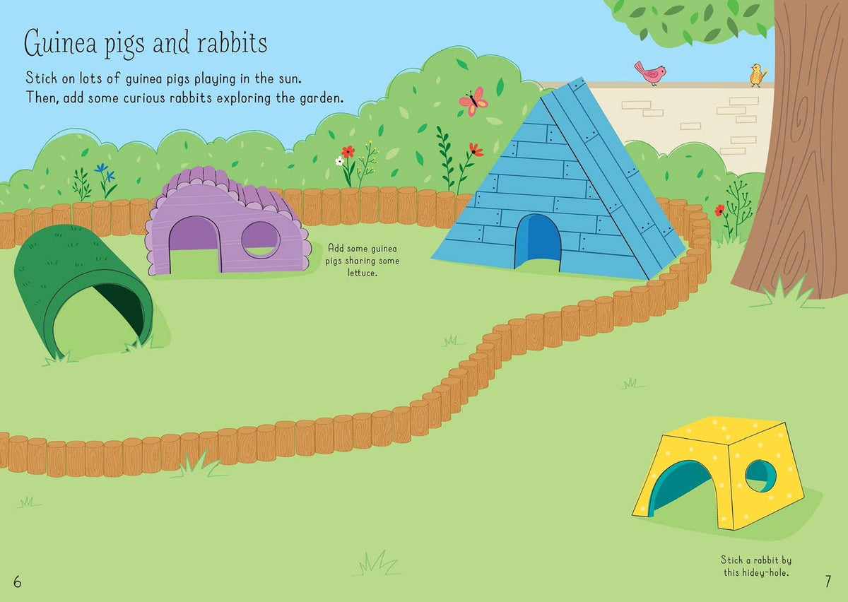 Little First Stickers Pets : Usborne