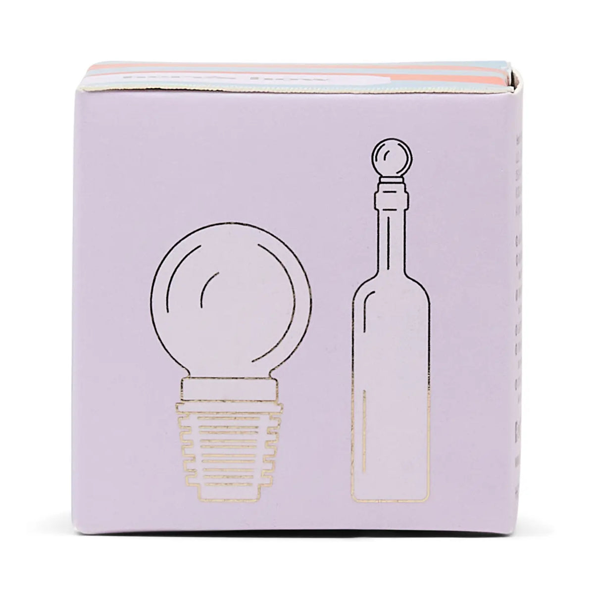 The Moony Glass Bottle Stopper - Lilac