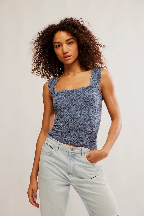Love Letter Cami in Indigo Pura