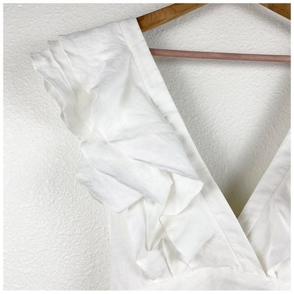 Bisou Bisou White Dress Size 6