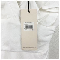 Bisou Bisou White Dress Size 6