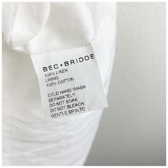 Bisou Bisou White Dress Size 6