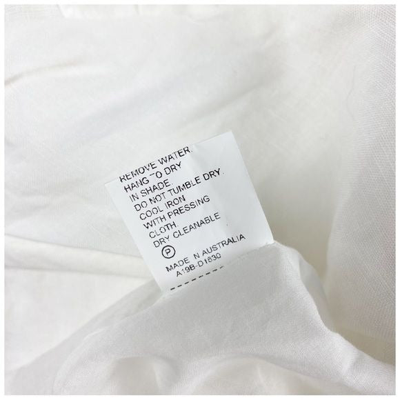 Bisou Bisou White Dress Size 6