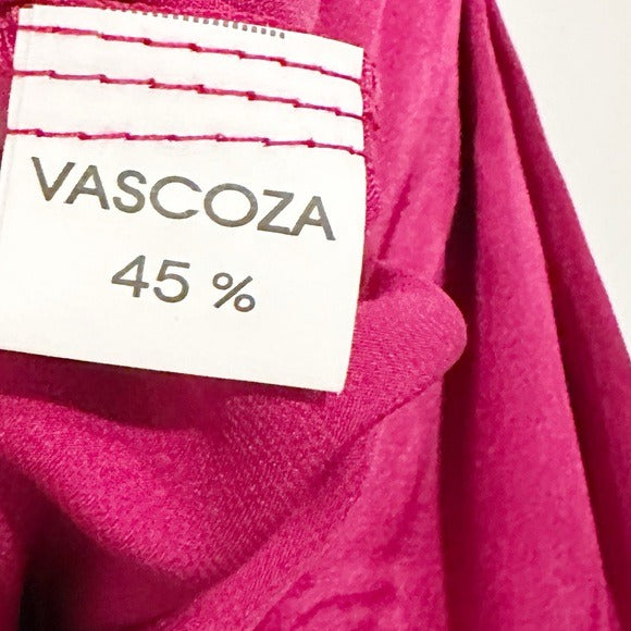 Fuchsia Maxi Draped Jumpsuit