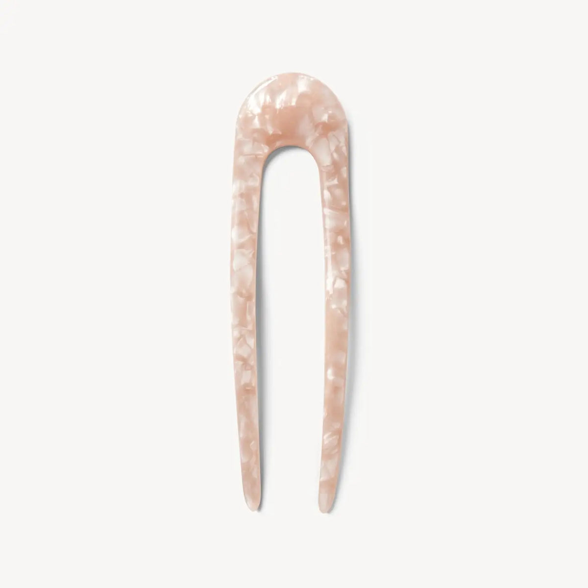 French Hair Pin in Peach Shell