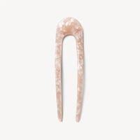 French Hair Pin in Peach Shell