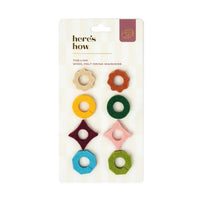 The Link Set of 8 Felt Drink Tags
