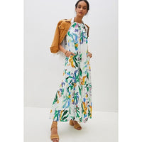 Belrose Eyelet Print Maxi Dress - Large