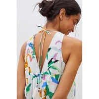 Belrose Eyelet Print Maxi Dress - Large