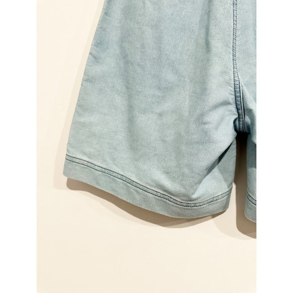 Cotton Japanese Twill Stewart Short in Light Blue - 2
