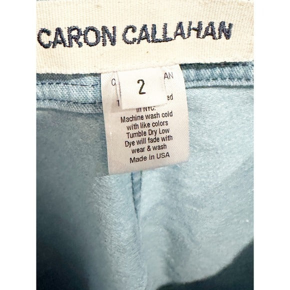 Cotton Japanese Twill Stewart Short in Light Blue - 2