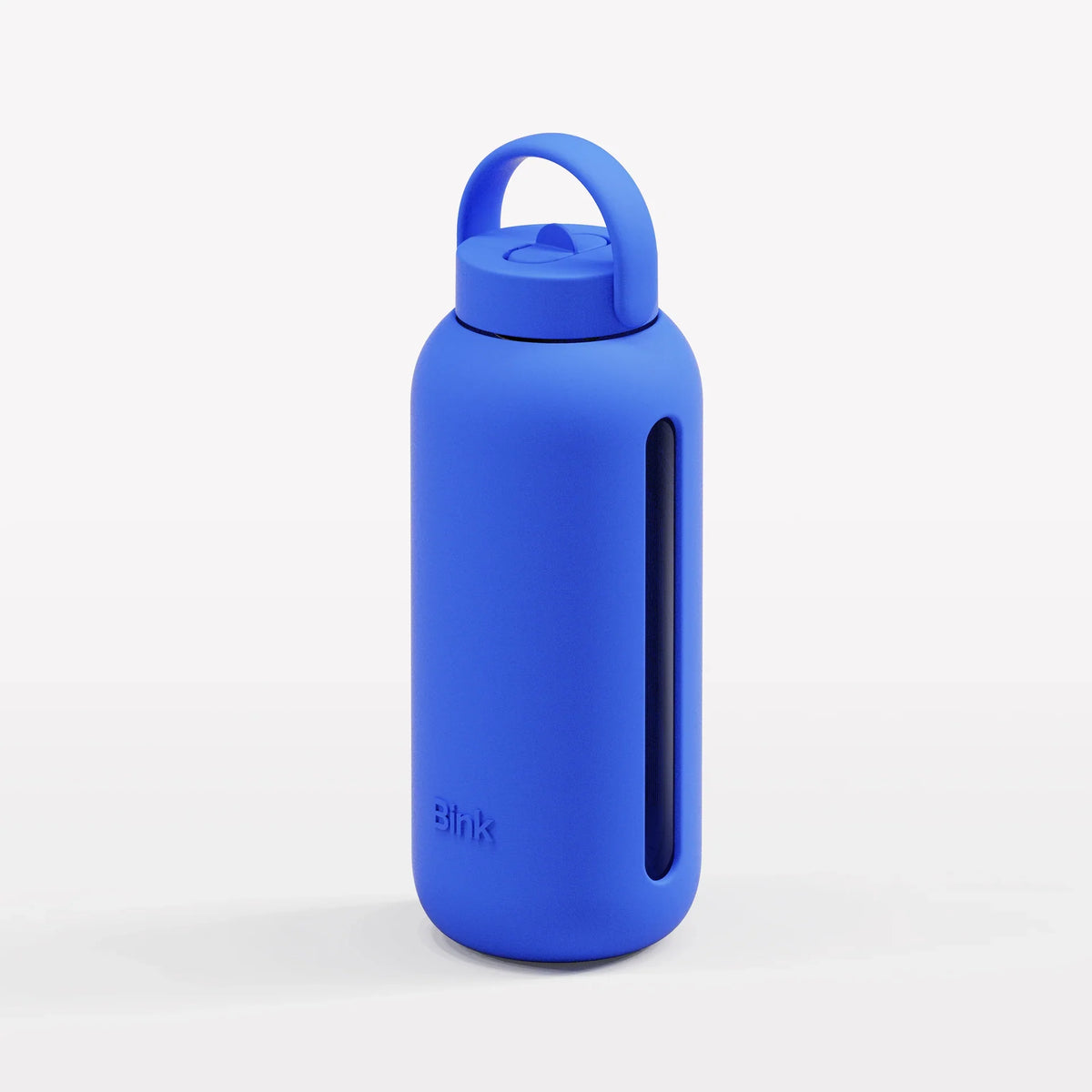 Glass Water Bottle - Cobalt