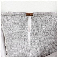 Cassandra Metallic Blouse in Pewter