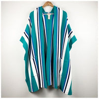 All I Need Striped Hooded Poncho 0/S