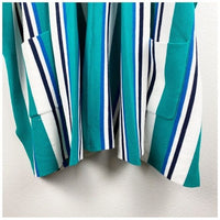 All I Need Striped Hooded Poncho 0/S