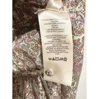 Calanthe Mini Shirt Dress in Neutral Motif - XS