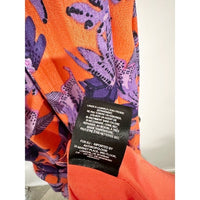 Macie Maxi Dress in Red Pattern - 10