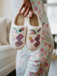 Mahjong Slippers