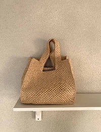 Straw Woven Handmade Beach Tote Bag
